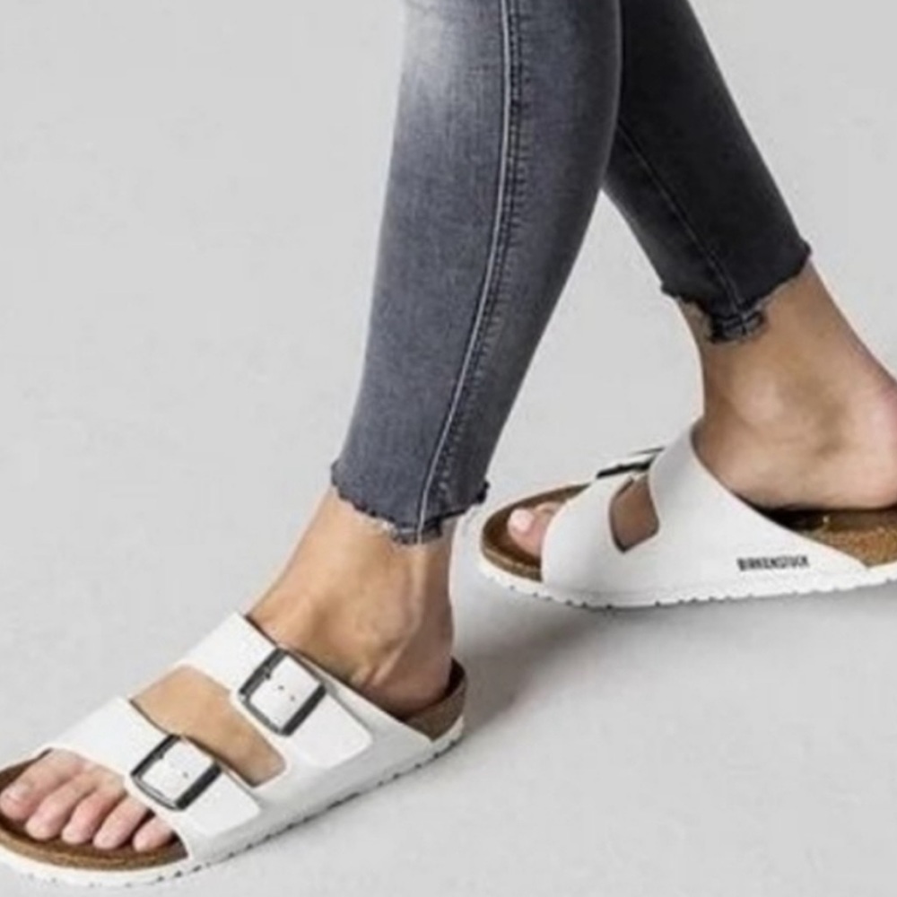 Birkenstocks Arizona- White